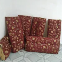 6عدد پشتی کاملا نو و سالم به همراه ۶ عدد روپشتی|پشتی|کوهدشت, |دیوار