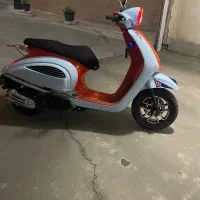 موتور پاکشتی وسپا ایتالیانو|موتورسیکلت|رفسنجان, |دیوار