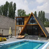 اجاره کلبه سوسیسی با استخر ابگرم لواسان