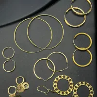 مجموعه گوشواره حلقه‌ای بی‌اجرت