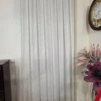 پرده تراس حریر با آستری ساتن