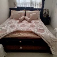 تختخواب همراه درآور وپاتختی