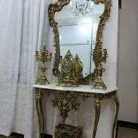 آینه شمعدان ساعت برنجی|آینه|تهران, هوانیروز|دیوار