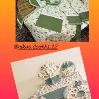 سرویس آشپزخانه و با کس نظم دهنده|سفره، حوله، دستمال آشپزخانه|کوهدشت, |دیوار