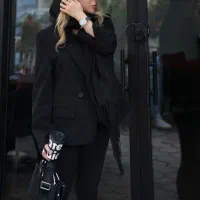 کت مشکی آستردار|لباس|زنجان, |دیوار