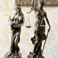 مجسمه های ثروت و عدالت