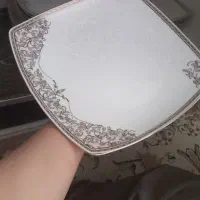 بشقاب پلو ومیوه خوری چینی ۱۲ نفره تندیس ۲۴ پارچه|ظروف سرو و پذیرایی|ماهدشت, |دیوار