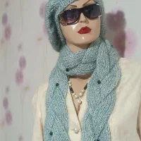شال و کلاه دست بافت