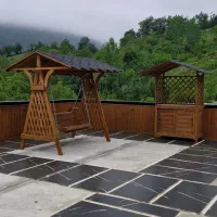 آلاچیق مدرن/تاب چوبی/کلبه چوبی/پیش ساخته/آلاچیق|خدمات پیشه و مهارت|آمل, |دیوار