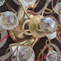 لوستر ۱۴ شاخه اصل برنج سه عدد