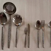 سرویس قاشق چنگال 12 نفره ژاپنی نو و سرویس چایخوری