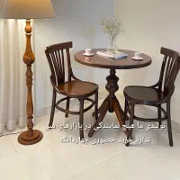 کاستِل میز ناهارخوری چوبی لهستانی زوریل دونفره