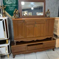 میزتلوزیون وآینه‌کنسول لوکس wood