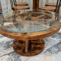 میز نهار خوری 4نفره و جلومبلی ست|میز و صندلی غذاخوری|گلستان (تهران), |دیوار