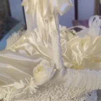 سبد زیبای مخصوص کادوی بله برون شیری رنگ