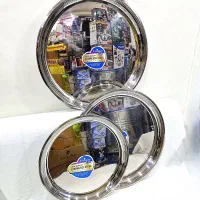 سینی استیل گرد سایز بزرگ
