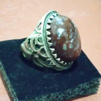 انگشتر جاسپر خوش تراش و انگشتر عقیق کبدی آبدار|جواهرات|سنندج, |دیوار