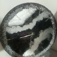 آینه ساعت دیواری رزینی