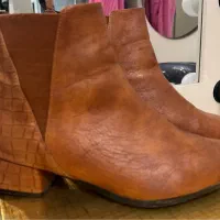 نیم بوت چرم سایز۳۸