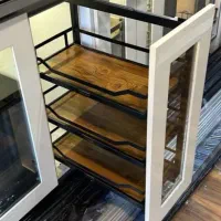 سوپر وسط کابینت کف چوب، سبد سوپری کف چوب|مصالح و تجهیزات ساختمان|تهران, شهرک آزادی|دیوار