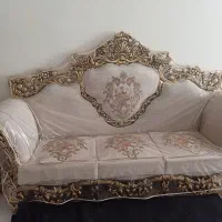 مبل سلطنتی تمام چوب اصل راش|مبلمان خانگی و میز عسلی|خوی, |دیوار