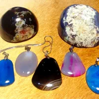 گردن آویز سنگ اصل عقیق سلیمانی|جواهرات|بوشهر, |دیوار