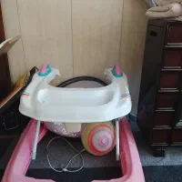 ست روروک برای نوزاد  مینی تاب و آغوش بند صورتی