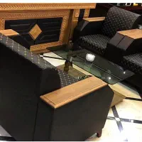 مبلمان اداری جکسون قهوه ای وسط لمسه