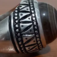 انگشتر عقیق رکاب‌دست‌ساز فخر ۴۳گرم