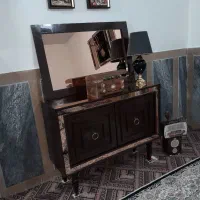 آیینه کنسول قهوه ای