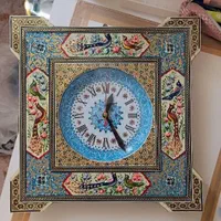 ساعت دیواری خاتم کاری