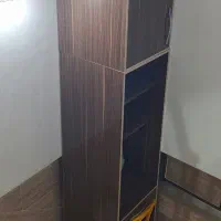 کمد چوبی های گلاس سالم رنگ گردویی|جاکفشی، کمد، دراور|رشت, بیجارپس|دیوار