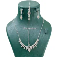 سرویس جواهری نقره مدل ناتانیا