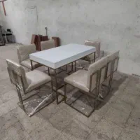 میز نهار خوری ۶ نفره در حد نو