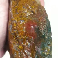 سنگ عقیق کلکسیونی خاص طبیعی چندین رنگ در یک عقیق|کلکسیون اشیاء عتیقه|رشت, فلسطین|دیوار