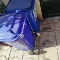 دو عدد سطل زباله بزرگ نو