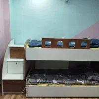 تخت خواب دو طبقه سالم وبدون خط و خش