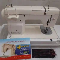 چرخ خیاطی ژانومه 802 اصل ژاپن|چرخ خیاطی و ریسندگی|تهران, نعمت‌آباد|دیوار