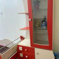 تخت و بوفه کودک|تخت و سرویس خواب|امیدیه, |دیوار