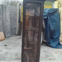 بوفه چهارطبقه آینه دار. چوب گردو.|بوفه، ویترین، کنسول|آستانه اشرفیه, |دیوار