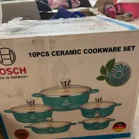 سرویس قابلمه سرامیکی بوش bosch اصلی ۱۰ پارچه