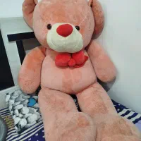 خرس صورتی سایز بزرگ
