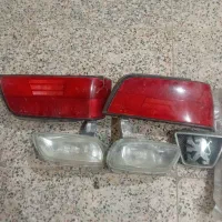 چراغ عقب،مه شکن،نمدی داخل صندوق پژوپارس، وسایل پژو