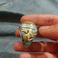 انگشتر قلم طلا نقره