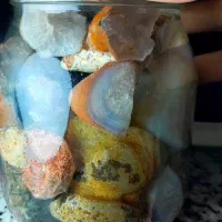 سنگ پک تزئینی عقیق و سلیمانی|جواهرات|نوشین شهر, |دیوار