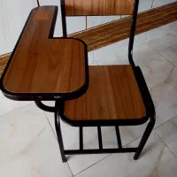 صندلی دانش آموزی دسته دار چوبی|صندلی و نیمکت|فولادشهر, B4|دیوار