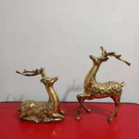۲ عددگوزن برنجی