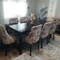 سلام میز ناهار خوری هشت نفره سالم