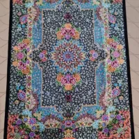 فرش ابریشم خالص زرنیم ریزبافت|فرش|قم, نیروگاه|دیوار