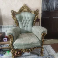 مبل سلطنتی ۹ نفره|مبلمان خانگی و میز عسلی|شیراز, باغ تخت|دیوار